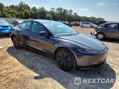 Czwarte zdjęcie samochodu z boku: 2024 TESLA MODEL 3 VIN:5YJ3E1EA6RF722867 - miniatura