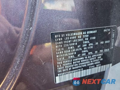 Zdjęcie 12 z 12 samochodu: 2016 VOLKSWAGEN TIGUAN S VIN:WVGBV7AX8GW607815 - miniatura