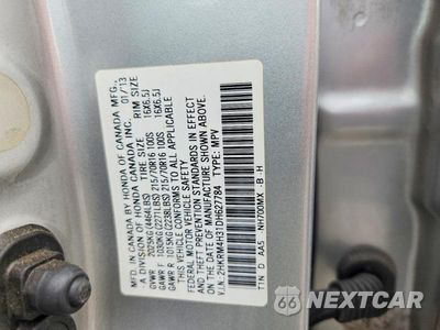 Zdjęcie 13 z 13 samochodu: 2013 HONDA CR-V LX VIN:2HKRM4H31DH627784 - miniatura