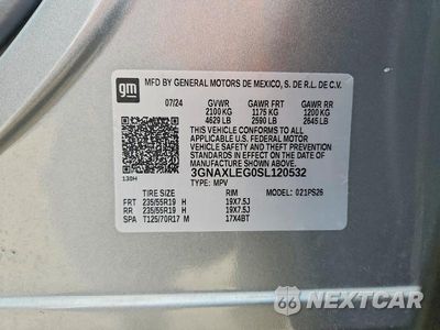 Zdjęcie 13 z 13 samochodu: 2025 CHEVROLET EQUINOX RS VIN:3GNAXLEG0SL120532 - miniatura