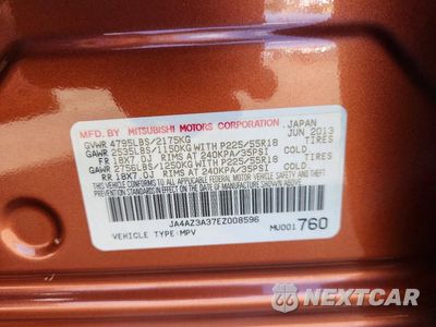 Zdjęcie 13 z 13 samochodu: 2014 MITSUBISHI OUTLANDER SE VIN:JA4AZ3A37EZ008596 - miniatura
