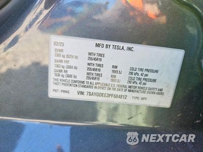 Zdjęcie 13 z 13 samochodu: 2023 TESLA MODEL Y VIN:7SAYGDEE3PF684812 - miniatura