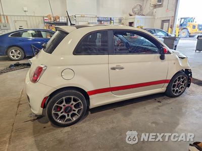Trzecie zdjęcie samochodu z tyłu: 2012 FIAT 500 SPORT VIN:3C3CFFBR0CT116529 - miniatura