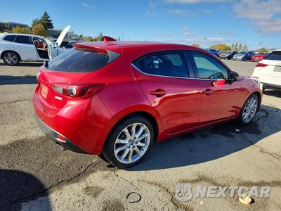Trzecie zdjęcie samochodu z tyłu: 2016 MAZDA 3 GRAND TOURING VIN:JM1BM1N33G1343721 - miniatura