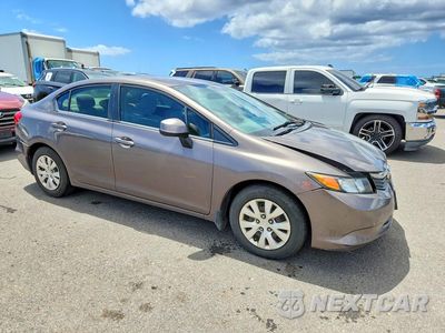 Czwarte zdjęcie samochodu z boku: 2012 HONDA CIVIC LX VIN:2HGFB2F50CH586851 - miniatura