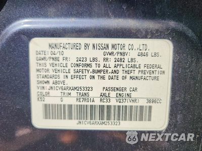 Zdjęcie 12 z 12 samochodu: 2010 INFINITI G37 SEDAN X VIN:JN1CV6ARXAM253323 - miniatura