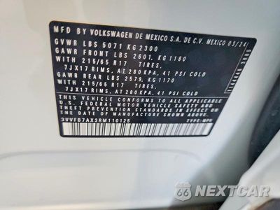 Zdjęcie 13 z 13 samochodu: 2024 VOLKSWAGEN TIGUAN S VIN:3VVFB7AX3RM110125 - miniatura