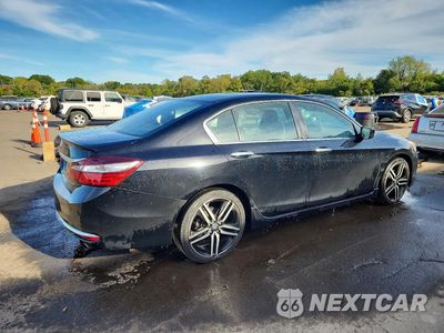Trzecie zdjęcie samochodu z tyłu: 2017 HONDA ACCORD SPORT VIN:1HGCR2F54HA306353 - miniatura