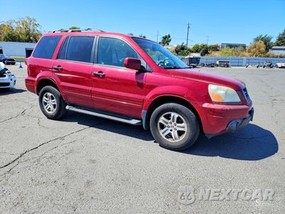 Czwarte zdjęcie samochodu z boku: 2003 HONDA PILOT EXL VIN:2HKYF18653H528981 - miniatura