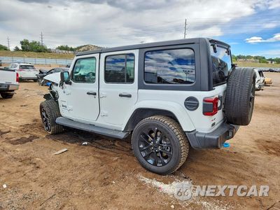 Drugie zdjęcie samochodu z przodu: 2023 JEEP WRANGLER SAHARA 4XE VIN:1C4JJXP63PW691102 - miniatura