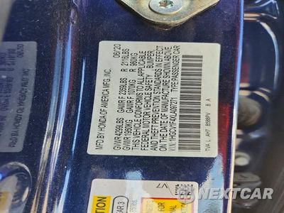 Zdjęcie 13 z 13 samochodu: 2020 HONDA ACCORD EX VIN:1HGCV1F4XLA097271 - miniatura