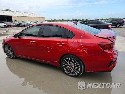 Drugie zdjęcie samochodu z przodu: 2021 KIA FORTE GT VIN:3KPF44AC0ME318194 - miniatura