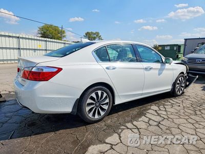 Trzecie zdjęcie samochodu z tyłu: 2014 HONDA ACCORD HYBRID VIN:1HGCR6F35EA003714 - miniatura