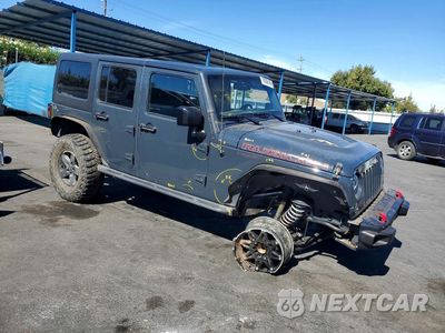 Czwarte zdjęcie samochodu z boku: 2017 JEEP WRANGLER UNLIMITED RUBICON VIN:1C4HJWFG6HL564723 - miniatura