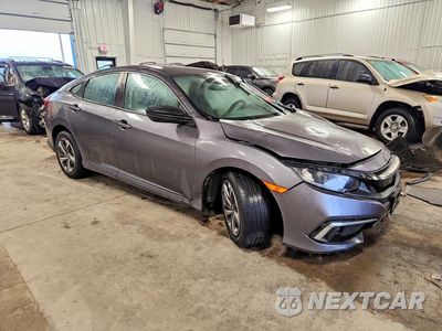 Czwarte zdjęcie samochodu z boku: 2020 HONDA CIVIC LX VIN:19XFC2F67LE004809 - miniatura