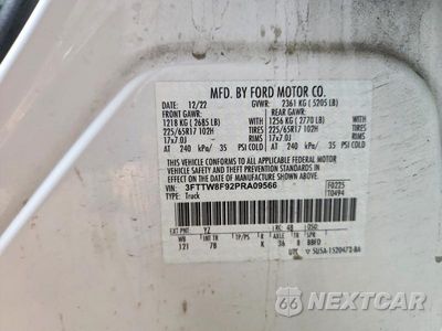 Zdjęcie 12 z 12 samochodu: 2023 FORD MAVERICK XL VIN:3FTTW8F92PRA09566 - miniatura