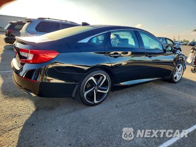 Trzecie zdjęcie samochodu z tyłu: 2019 HONDA ACCORD SPORT VIN:1HGCV1F3XKA027078 - miniatura