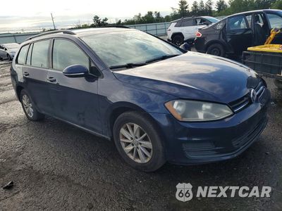 Czwarte zdjęcie samochodu z boku: 2016 VOLKSWAGEN GOLF SPORTWAGEN S VIN:3VWC17AU1GM501004 - miniatura