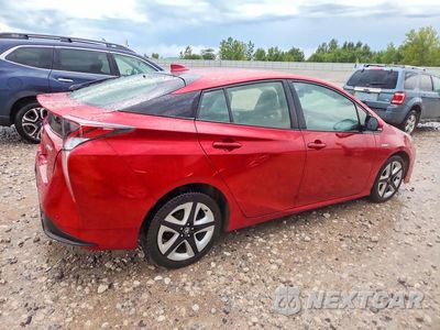 Trzecie zdjęcie samochodu z tyłu: 2018 TOYOTA PRIUS FOUR TOURING VIN:JTDKARFU8J3553659 - miniatura