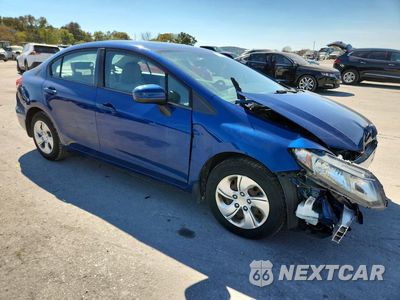 Czwarte zdjęcie samochodu z boku: 2015 HONDA CIVIC LX VIN:19XFB2F55FE086361 - miniatura