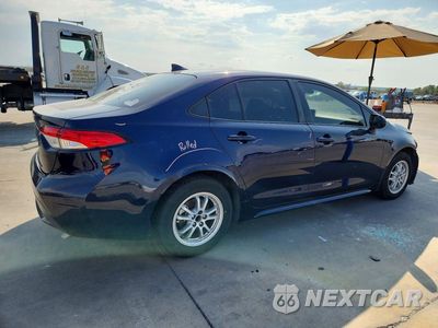 Trzecie zdjęcie samochodu z tyłu: 2021 TOYOTA COROLLA LE VIN:JTDEAMDE8MJ024515 - miniatura