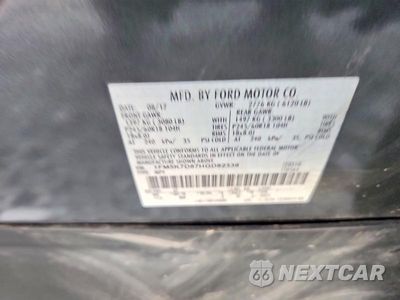 Zdjęcie 13 z 13 samochodu: 2017 FORD EXPLORER XLT VIN:1FM5K7D87HGD82339 - miniatura