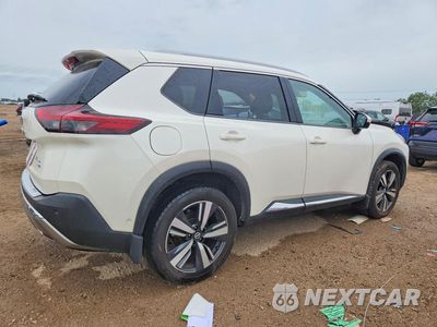 Trzecie zdjęcie samochodu z tyłu: 2021 NISSAN ROGUE PLATINUM VIN:JN8AT3DD9MW315882 - miniatura