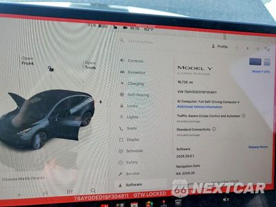 Zdjęcie 9 z 12 samochodu: 2025 TESLA MODEL Y VIN:7SAYGDED1SF304611 - miniatura