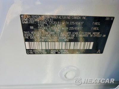 Zdjęcie 13 z 13 samochodu: 2016 TOYOTA RAV4 LE VIN:2T3ZFREV0GW306071 - miniatura
