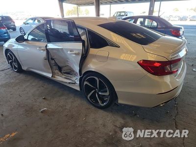 Drugie zdjęcie samochodu z przodu: 2020 HONDA ACCORD SPORT VIN:1HGCV1F37LA090334 - miniatura