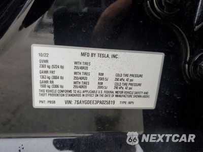 Zdjęcie 12 z 12 samochodu: 2023 TESLA MODEL Y VIN:7SAYGDEE3PA025819 - miniatura