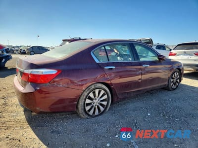 Trzecie zdjęcie samochodu z tyłu: 2013 HONDA ACCORD EXL VIN:1HGCR2F86DA042587 - miniatura