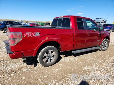 Trzecie zdjęcie samochodu z tyłu: 2013 FORD F150 SUPER CAB VIN:1FTFX1CTXDKD34208 - miniatura