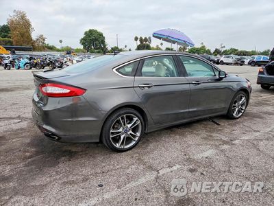 Trzecie zdjęcie samochodu z tyłu: 2016 FORD FUSION TITANIUM VIN:3FA6P0K93GR123003 - miniatura