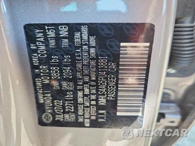 Zdjęcie 13 z 13 samochodu: 2023 HYUNDAI ELANTRA SEL VIN:KMHLS4AG5PU413881 - miniatura