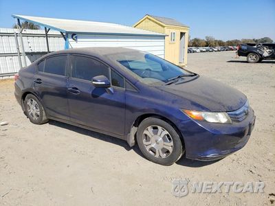 Czwarte zdjęcie samochodu z boku: 2012 HONDA CIVIC HYBRID L VIN:JHMFB4F33CS001695 - miniatura