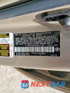 Zdjęcie 12 z 12 samochodu: 2008 TOYOTA CAMRY HYBRID VIN:4T1BB46K08U037519 - miniatura