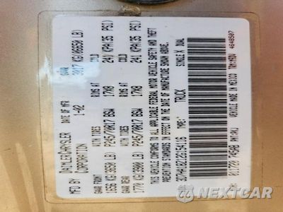 Zdjęcie 12 z 12 samochodu: 2002 DODGE RAM 1500 VIN:3D7HA18Z12G154116 - miniatura