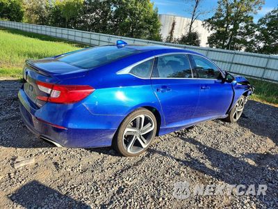 Trzecie zdjęcie samochodu z tyłu: 2020 HONDA ACCORD SPORT VIN:1HGCV1F32LA033037 - miniatura