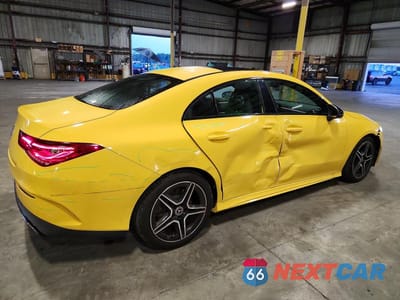 Trzecie zdjęcie samochodu z tyłu: 2020 MERCEDES-BENZ CLA 250 VIN:WDD5J4GB7LN019532 - miniatura