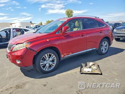 2010 LEXUS RX 450H JTJBC1BA2A2015842 - główne zdjęcie licytacji z USA - miniatura
