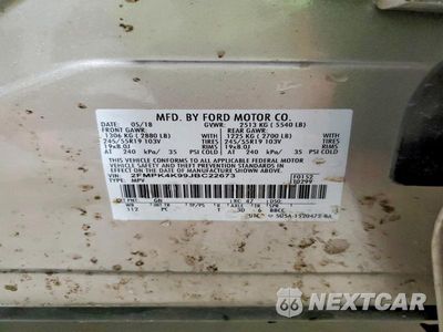 Zdjęcie 14 z 14 samochodu: 2018 FORD EDGE TITANIUM VIN:2FMPK4K99JBC22673 - miniatura