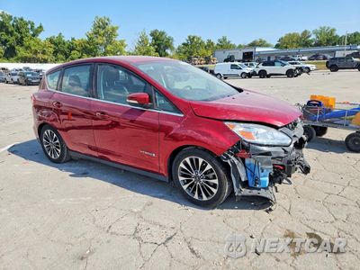 Czwarte zdjęcie samochodu z boku: 2017 FORD C-MAX TITANIUM VIN:1FADP5DU4HL100884 - miniatura