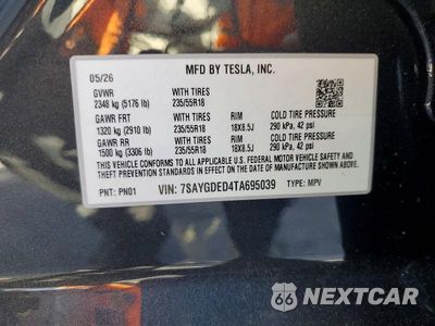 Zdjęcie 13 z 13 samochodu: 2026 TESLA MODEL Y VIN:7SAYGDED4TA695039 - miniatura