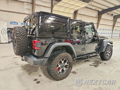 Trzecie zdjęcie samochodu z tyłu: 2020 JEEP WRANGLER UNLIMITED RUBICON VIN:1C4HJXFG7LW186327 - miniatura