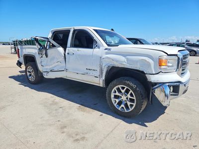 Czwarte zdjęcie samochodu z boku: 2015 GMC SIERRA K1500 SLT VIN:3GTU2VEC3FG471916 - miniatura