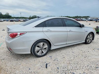 Trzecie zdjęcie samochodu z tyłu: 2015 HYUNDAI SONATA HYBRID LIMITED VIN:KMHEC4A45FA121885 - miniatura