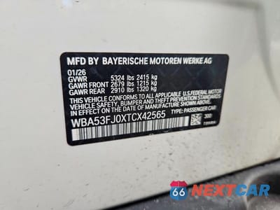 Zdjęcie 12 z 12 samochodu: 2026 BMW 530 XI VIN:WBA53FJ0XTCX42565 - miniatura