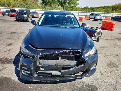Piąte zdjęcie samochodu w środku: 2015 INFINITI Q50 BASE VIN:JN1BV7ARXFM413371 - miniatura
