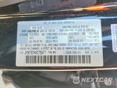 Zdjęcie 13 z 13 samochodu: 2025 MAZDA CX-5 PREFERRED VIN:JM3KFBCM4S0766471 - miniatura